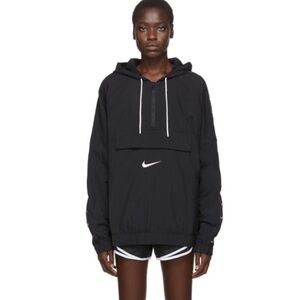Nike Black Swoosh Tape Anorak Jacket